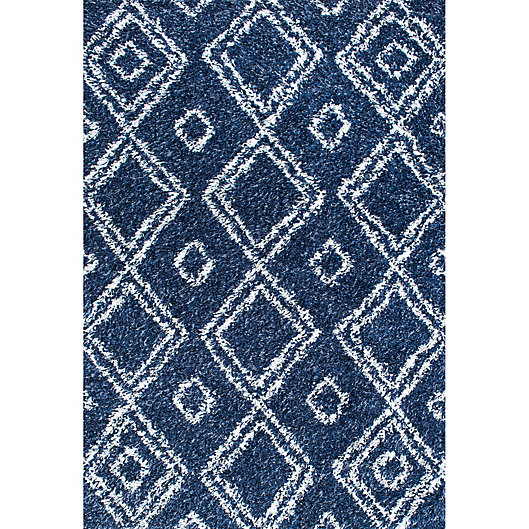 Alternate image 1 for nuLOOM Iola Easy Shag 5-Foot 3-Inch x 7-Foot 6-Inch Area Rug in Blue