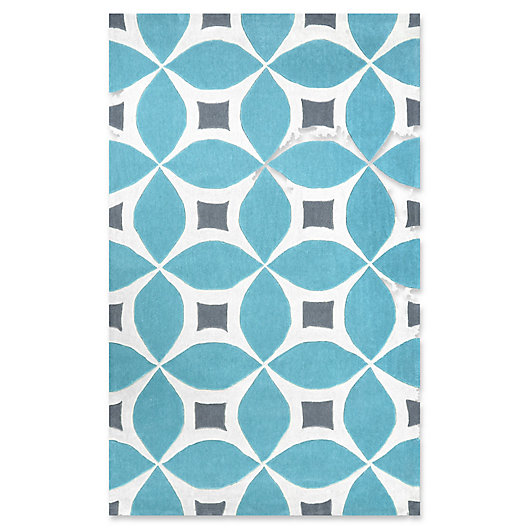 Alternate image 1 for nuLOOM Gabriela 5-Foot x 8-Foot Area Rug in Baby Blue