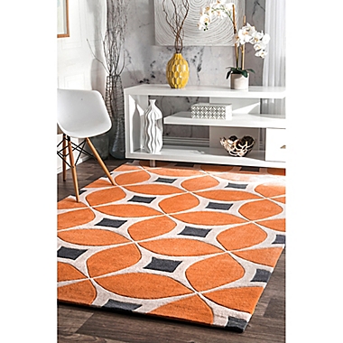 nuLOOM Gabriela 8-Foot 6-Inch x 11-Foot 6-Inch Area Rug in Orange. View a larger version of this product image.
