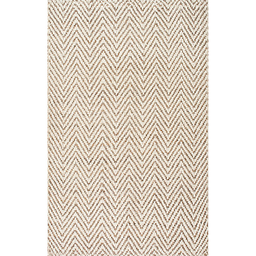 Alternate image 1 for Vania Chevron 9-Foot 6-Inch x 13-Foot 6-Inch Area Rug in White