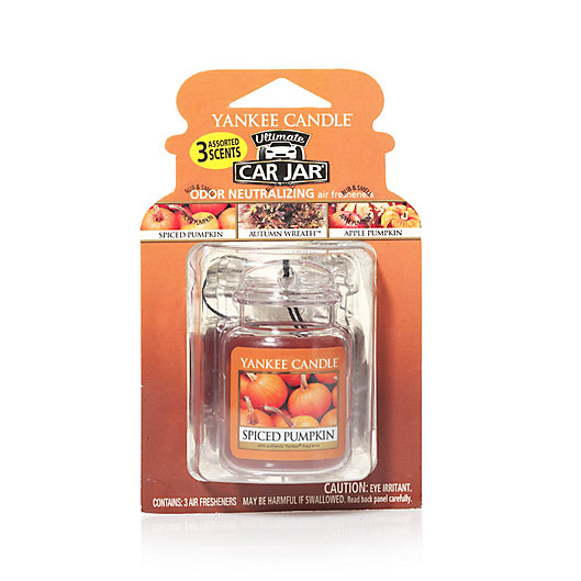 Alternate image 1 for Yankee Candle® 3-Pack Car Jar® 3-Pack Ultimate Assorted Fall Candles