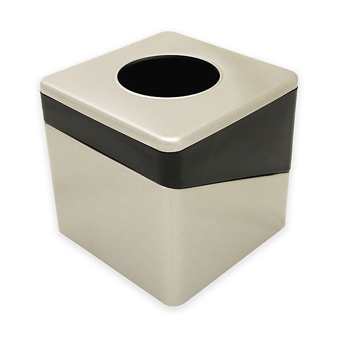 Taymor® Stainless Steel Boutique Tissue Box Cover | Bed Bath & Beyond Stainless Steel Tissue Box Cover