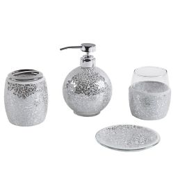 Silver Bath Accessories Bed Bath Beyond