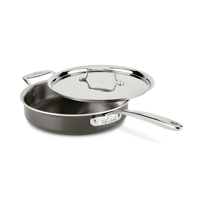 All Clad Ltd 3 Qt Covered Saute Pan With Helper Handle Bed Bath Beyond