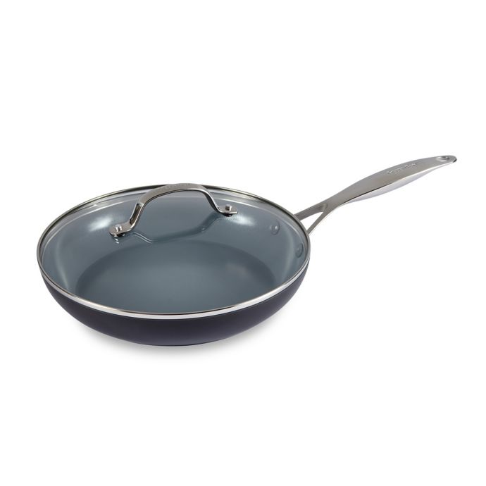 GreenPan™ Valencia Pro Ceramic Nonstick 10-Inch Covered Fry Pan in Grey  Bed Bath & Beyond