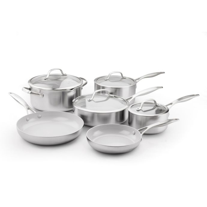 GreenPan™ Venice Pro Ceramic Nonstick 10-Piece Cookware Set  Bed Bath & Beyond