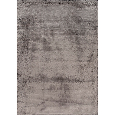 nuLOOM Cloud Shag 5-Foot Square Area Rug in Grey. View a larger version of this product image.
