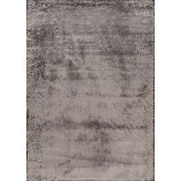 nuLOOM Cloud Shag 5-Foot Square Area Rug in Grey