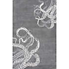 Alternate image 0 for Nuloom Octopus Tail 4-Foot x 6-Foot Area Rug in Midnight