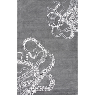 Nuloom Octopus Tail 4-Foot x 6-Foot Area Rug in Midnight. View a larger version of this product image.