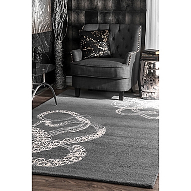 Nuloom Octopus Tail 4-Foot x 6-Foot Area Rug in Midnight. View a larger version of this product image.