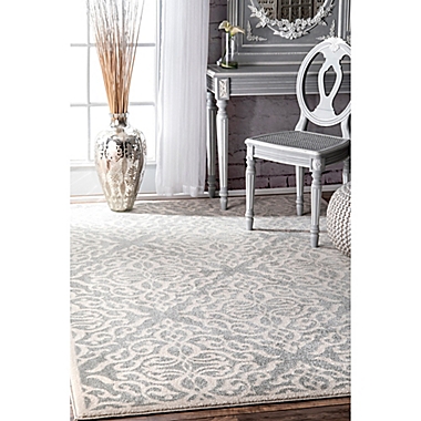 nuLOOM Contessa 2-Foot 10-Inch x 8-Foot Runner in Silver. View a larger version of this product image.