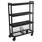 Alternate image 0 for Urb SPACE Transformable 4-Tier Cart System in Black