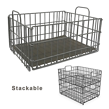 Urb SPACE Transformable 4-Tier Cart System in Black. View a larger version of this product image.