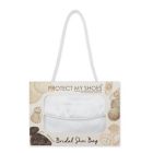 Alternate image 3 for Protect My Shoes Women's Shoe Bag in White Satin/Lace