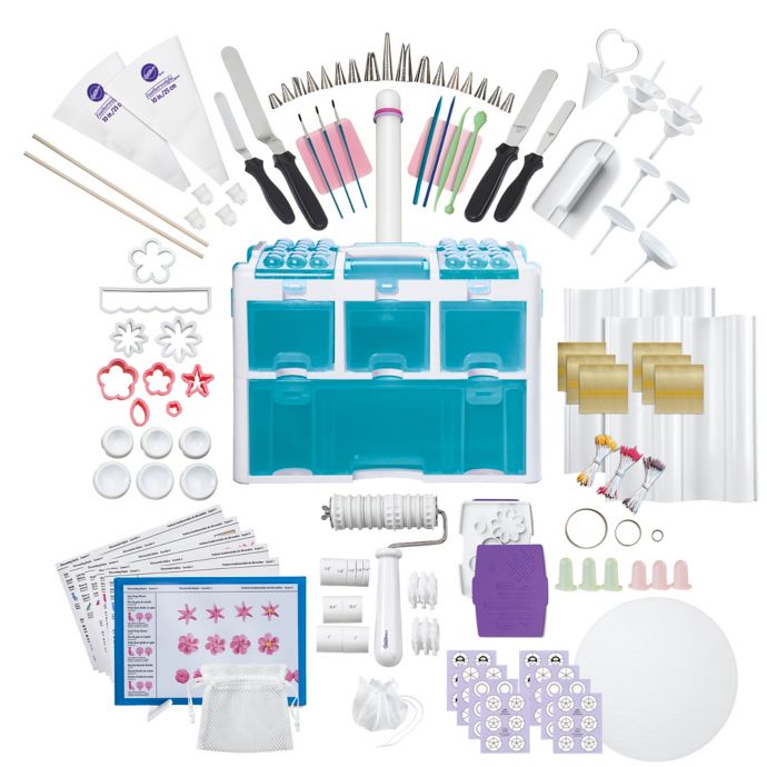 25 Best Photos Wilton Cake Decorating Kits : Cake Decorating Kit For Beginners Lifter Spatula Icing Tip Smoother And Disposable Decorating Bags Wilton