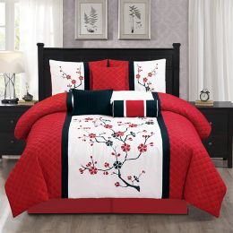Red Floral Comforter Bed Bath Beyond