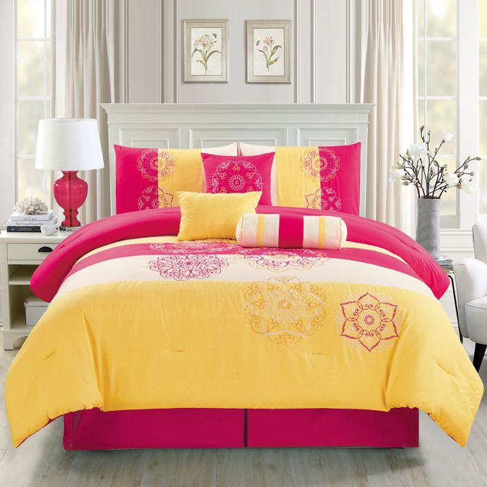 Elight Home Carlotta Comforter Set Bed Bath Beyond