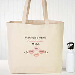 What Is Happiness Canvas Tote