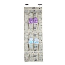 Home Basics® Paris 20-Pocket Over-the-Door Shoe Organizer