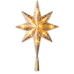 National Tree Company® 11-Inch Battery-Operated Tree Top Star with Warm White LED Lights