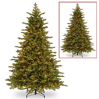 National Tree Company 7-1/2-Foot Pre-Lit PowerConnect Vienna Fir Artificial Christmas Tree. View a larger version of this product image.