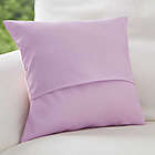 Alternate image 1 for Baby&#39;s Big Day 18-Inch Square Keepsake Throw Pillow in Purple