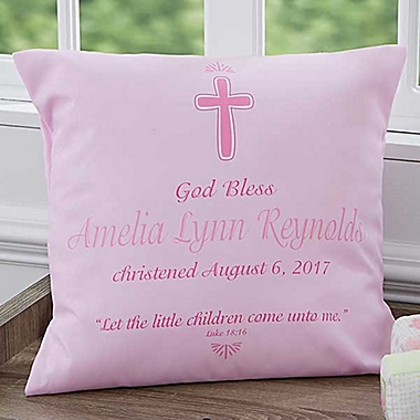 Baptism 18-Inch Throw Pillow. View a larger version of this product image.