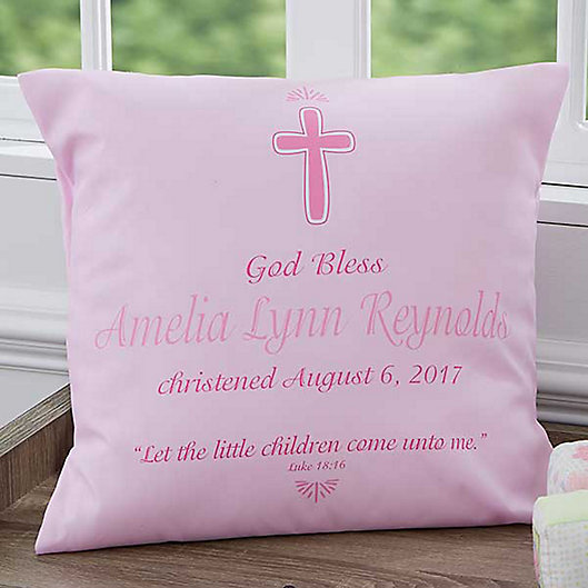 Alternate image 1 for Baptism 18-Inch Throw Pillow