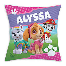 PAW Patrol Pawfect Pups Square Throw Pillow in Pink