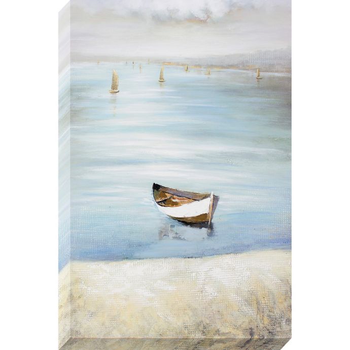 Decor Therapy Lonely Row Boat Canvas Wall Art Bed Bath Beyond
