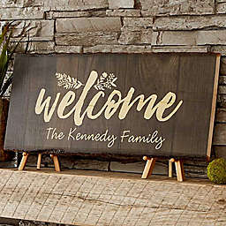 Cozy Home 23-Inch x 10-Inch Basswood Plank Sign