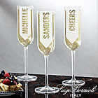 Alternate image 0 for Luigi Bormioli Sublime SON.hyx&reg; Write Your Own Personalized Modern Champagne Flute