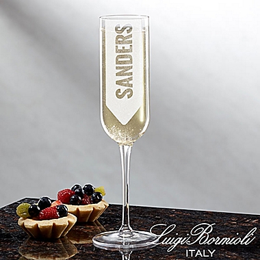 Luigi Bormioli Sublime SON.hyx&reg; Write Your Own Personalized Modern Champagne Flute. View a larger version of this product image.