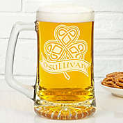 Celtic 25 oz. Shamrock Deep Etch Beer Mug