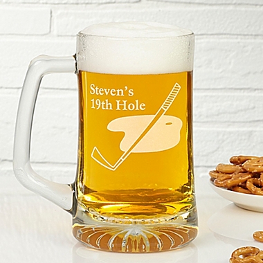 The 19th Hole 25 oz. Glass Mug. View a larger version of this product image.