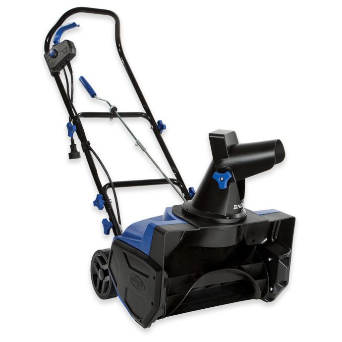 Snow Joe Ultra 18Inch 13Amp Electric Snow Thrower in Blue Bed Bath