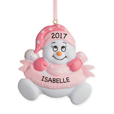 snowbabies baby's first christmas