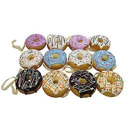 Kurt Adler Donut Ornaments (Set of 12)