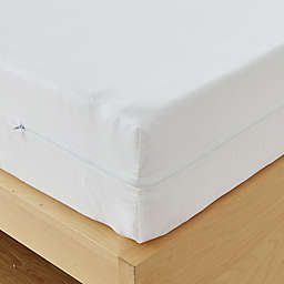 AllergyCare 16-Inch Deep 100% Cotton Mattress Protector in White