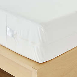 Bedbug Solution Zippered Elite 9-Inch Deep Mattress or Box Spring  Protector Cover in White