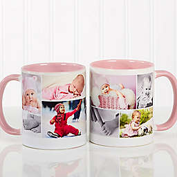 Create a Collage 11 oz. Coffee Mug in Pink