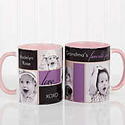 My Favorite Faces 11 oz. Photo Coffee Mug in Pink