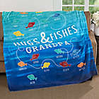 Alternate image 0 for Hugs & Fishes 50-Inch x 60-Inch Fleece Throw Blanket