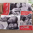 Alternate image 0 for Family Love Photo Collage 50-Inch x 60-Inch Fleece Throw Blanket