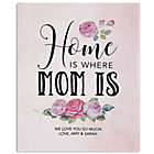 Alternate image 1 for Home Is Where Mom Is 50-Inch x 60-Inch Fleece Throw Blanket