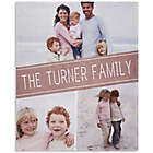 Alternate image 1 for Family Photo Collage 50-Inch x 60-Inch Fleece Throw Blanket