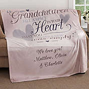 Grandparents 60-Inch x 80-Inch Fleece Throw Blanket