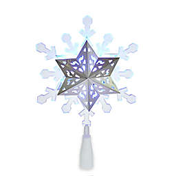 Kurt Adler LED Rotating Snowflake Christmas Treetop