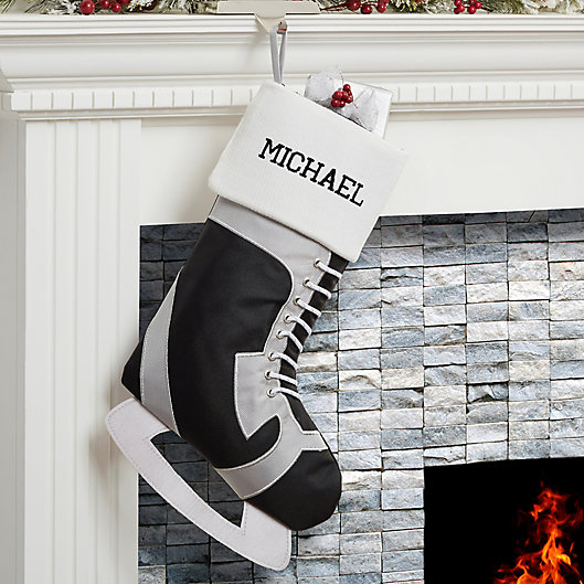 Alternate image 1 for Hockey Skate Christmas Stocking